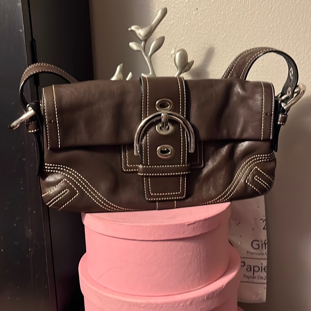 Brown coach small bag